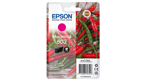 Epson 503 ink cartridge 1 pc(s) Original Standard Yield Magenta Epson 503 ink cartridge 1 pc(s) Original Standard Yield Magenta